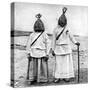 A Pair of 'Straw Boys, Ireland, 1922-AW Cutler-Stretched Canvas