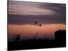 A Pair of UH-60 Black Hawk Helicopters Approach their Landing in Baghdad, Iraq-null-Stretched Canvas