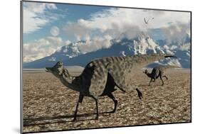 A Pair of Velafrons Hadrosaurid Dinosaurs from the Cretaceous Period-Stocktrek Images-Mounted Art Print