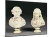 A Pair of White Marble Busts of William Shakespeare and John Milton, Last Quarter 19th Century-null-Mounted Giclee Print