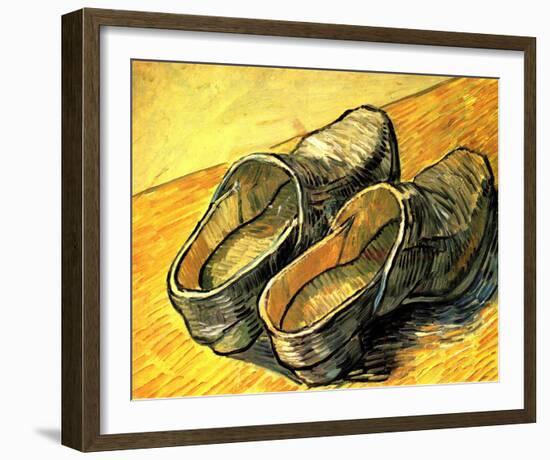 A Pair of Wooden Shoes, 1888-Vincent van Gogh-Framed Art Print