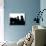 A Pair of Young Girls Wait with Their Horses-null-Mounted Photographic Print displayed on a wall