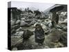 A Pakistani Earthquake Survivor Shivers-null-Stretched Canvas