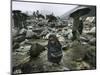 A Pakistani Earthquake Survivor Shivers-null-Mounted Photographic Print