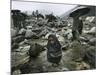 A Pakistani Earthquake Survivor Shivers-null-Mounted Photographic Print