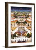 A Palace Complex with Harem Gardens, Ca 1764-1765-null-Framed Giclee Print