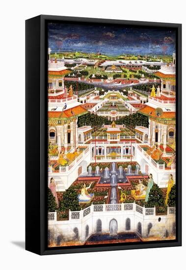 A Palace Complex with Harem Gardens, Ca 1764-1765-null-Framed Stretched Canvas