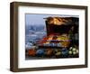 A Palestinian Fruit and Vegetable Vendor Waits for Customers-Kevin Frayer-Framed Photographic Print