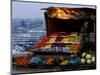 A Palestinian Fruit and Vegetable Vendor Waits for Customers-Kevin Frayer-Mounted Photographic Print