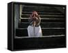 A Palestinian Man at a Soccer Stadium in Gaza City, October 23, 2006-Emilio Morenatti-Framed Stretched Canvas