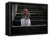 A Palestinian Man at a Soccer Stadium in Gaza City, October 23, 2006-Emilio Morenatti-Framed Stretched Canvas