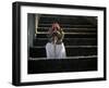 A Palestinian Man at a Soccer Stadium in Gaza City, October 23, 2006-Emilio Morenatti-Framed Photographic Print