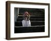 A Palestinian Man at a Soccer Stadium in Gaza City, October 23, 2006-Emilio Morenatti-Framed Photographic Print