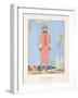 A Palm Beach, from a Collection of Fashion Plates, 1921 (Pochoir Print)-Georges Barbier-Framed Giclee Print
