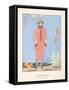 A Palm Beach, from a Collection of Fashion Plates, 1921 (Pochoir Print)-Georges Barbier-Framed Stretched Canvas