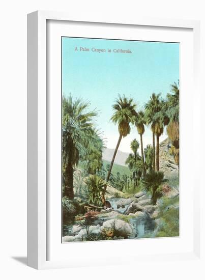 A Palm Canyon in California-null-Framed Art Print