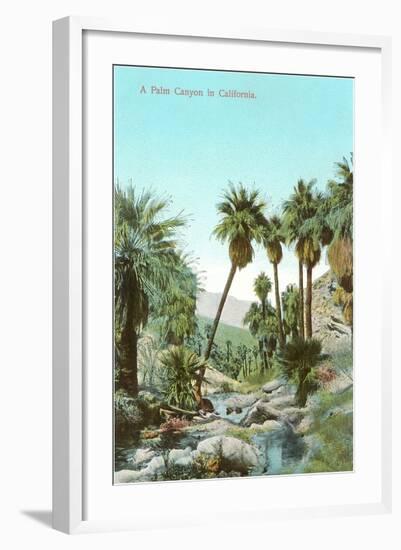 A Palm Canyon in California-null-Framed Art Print