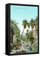 A Palm Canyon in California-null-Framed Stretched Canvas