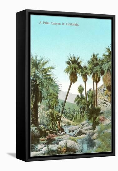 A Palm Canyon in California-null-Framed Stretched Canvas