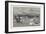 A Pampero (Or Hurricane) in South America: the Inner Anchorage, Monte Video, During the Storm-null-Framed Premium Giclee Print