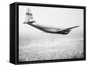 A Pan Am Clipper in Flight-null-Framed Stretched Canvas