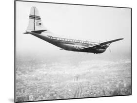 A Pan Am Clipper in Flight-null-Mounted Photographic Print