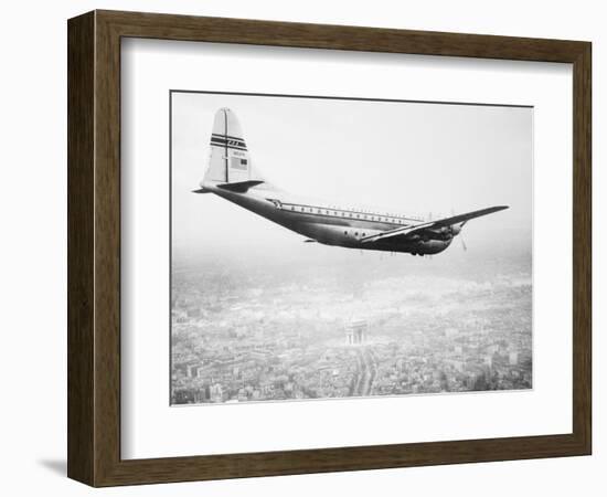 A Pan Am Clipper in Flight-null-Framed Photographic Print