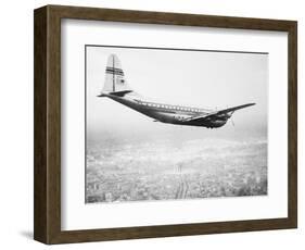 A Pan Am Clipper in Flight-null-Framed Photographic Print