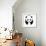 A Panda-yod67-Framed Art Print displayed on a wall