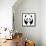 A Panda-yod67-Framed Stretched Canvas displayed on a wall