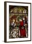 A Panel in the East Window Depicting the Works of Mercy: Clothing the Naked-null-Framed Giclee Print