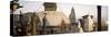 A Panorama Formed of Three Frames Giving a Very Wide Angle View, Kathmandu, Nepal-Don Smith-Stretched Canvas