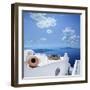 A Panorama from Santorini Island, Greece-Ljsphotography-Framed Photographic Print