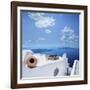 A Panorama from Santorini Island, Greece-Ljsphotography-Framed Photographic Print