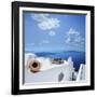 A Panorama from Santorini Island, Greece-Ljsphotography-Framed Photographic Print