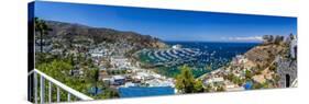 A Panorama of Avalon on Catalina Island-Andrew Shoemaker-Stretched Canvas