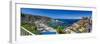 A Panorama of Avalon on Catalina Island-Andrew Shoemaker-Framed Photographic Print