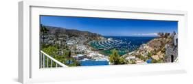 A Panorama of Avalon on Catalina Island-Andrew Shoemaker-Framed Photographic Print