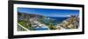 A Panorama of Avalon on Catalina Island-Andrew Shoemaker-Framed Photographic Print