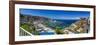 A Panorama of Avalon on Catalina Island-Andrew Shoemaker-Framed Photographic Print