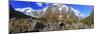 A Panorama of Mountains at the Entrance to Milford Sound, South Island, New Zealand-Paul Dymond-Mounted Photographic Print