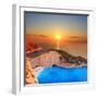 A Panorama of Sunset over Zakynthos Island, Greece-Ljsphotography-Framed Photographic Print