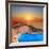 A Panorama of Sunset over Zakynthos Island, Greece-Ljsphotography-Framed Photographic Print