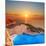 A Panorama of Sunset over Zakynthos Island, Greece-Ljsphotography-Mounted Photographic Print