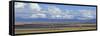 A Panorama of the Carson Valley after a Snowstorm-John Alves-Framed Stretched Canvas