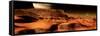 A Panorama of the Strange, Mesa-Like Mountains on Io-Stocktrek Images-Framed Stretched Canvas