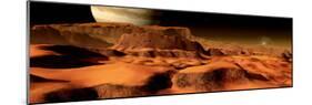 A Panorama of the Strange, Mesa-Like Mountains on Io-Stocktrek Images-Mounted Photographic Print