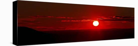 A Panoramic Image Where Clouds Mimic Solar Prominences-Stocktrek Images-Stretched Canvas