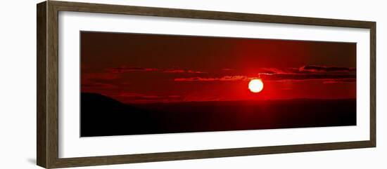 A Panoramic Image Where Clouds Mimic Solar Prominences-Stocktrek Images-Framed Photographic Print