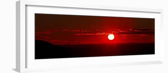 A Panoramic Image Where Clouds Mimic Solar Prominences-Stocktrek Images-Framed Photographic Print